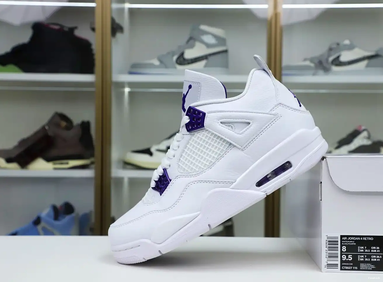 4 METALLIC PURPLE JORDAN AIR 0627